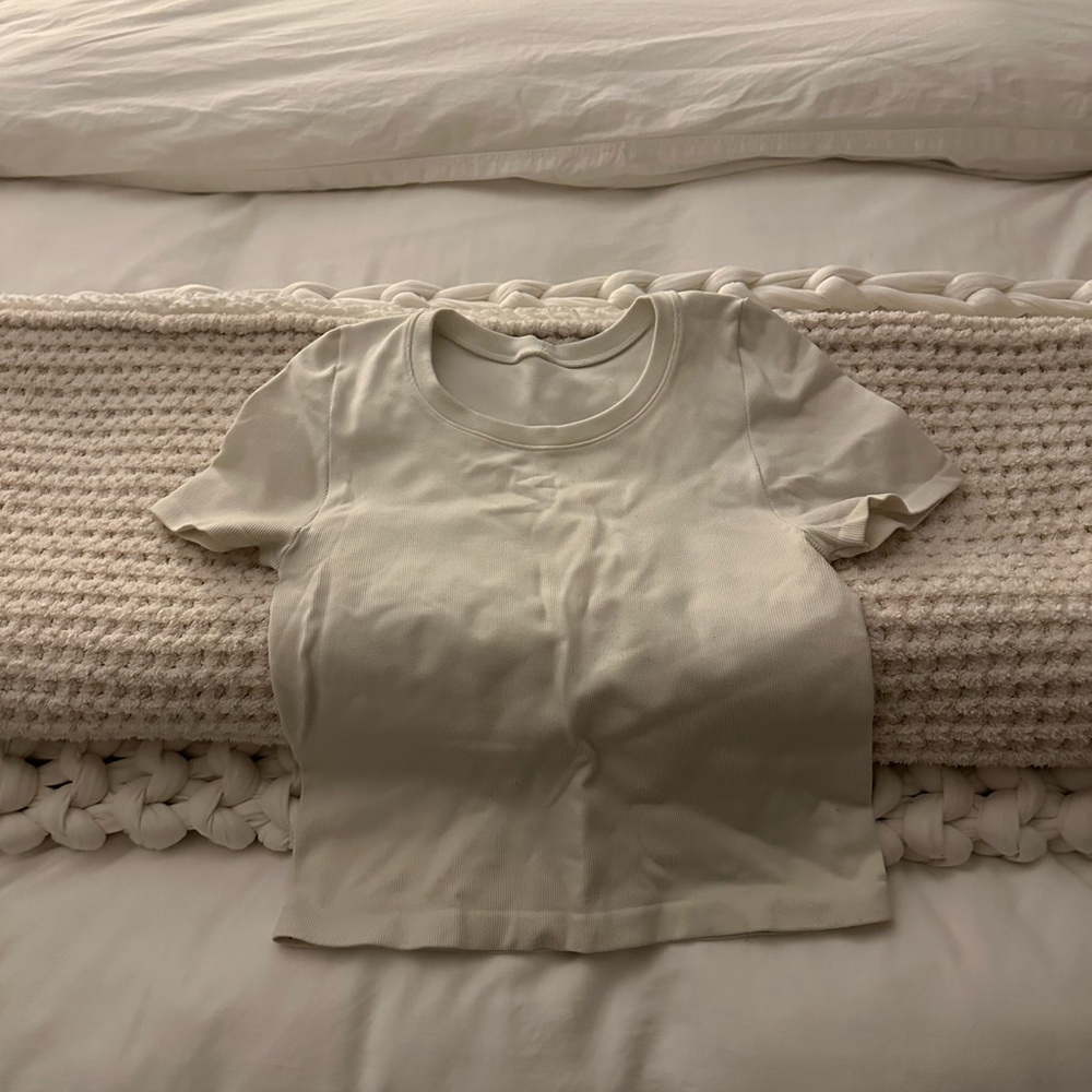 White Workout Top
